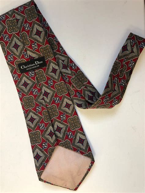 dior tie vintage|christian Dior vintage tie.